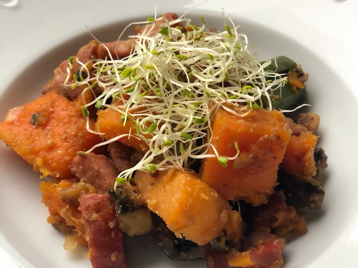 Poêlée d’automne au filet mignon&nbsp;fumé